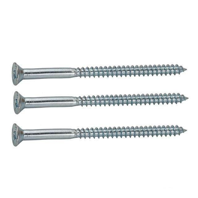 Bulk Packing Flat Phillips Head Zinc Plated Wood Screw