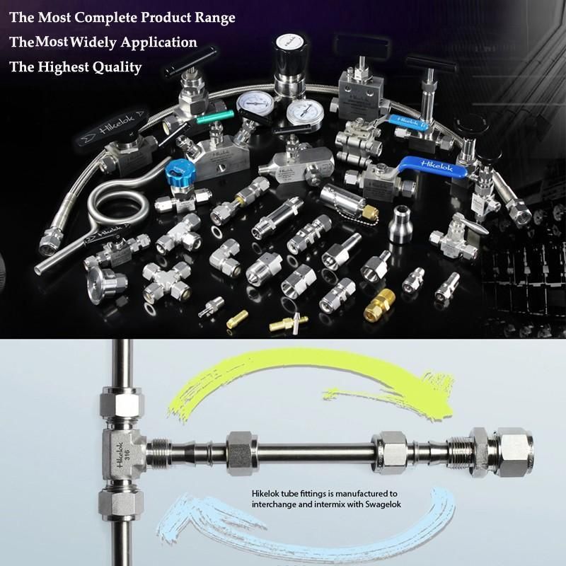 Stainless Steel 316 Compression Tube Fittings Thermocouple Connector