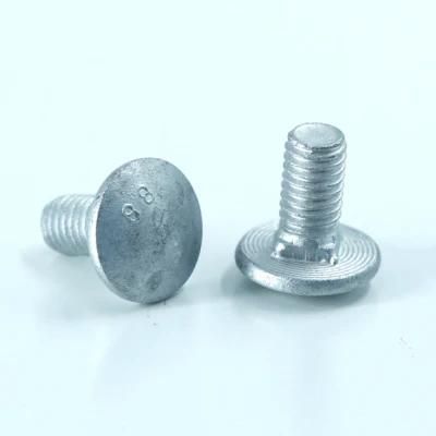 DIN603 Cup Head Square Neck Bolts M6 M8 M10 M12 Carriage Bolts