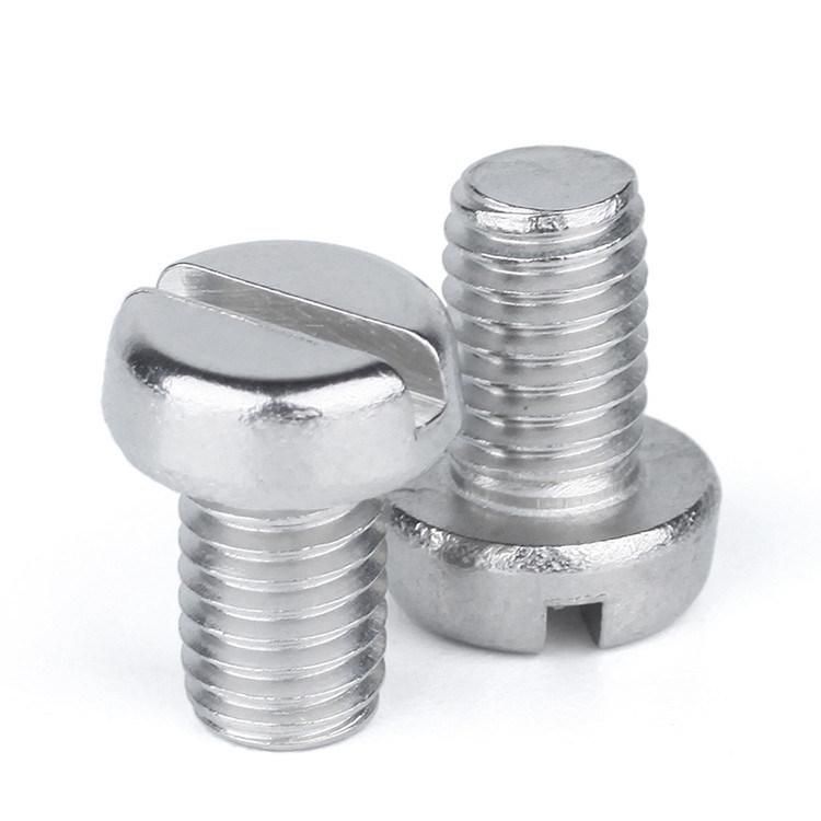 Stainless Steel DIN84 Slotted Cheese Head Screws