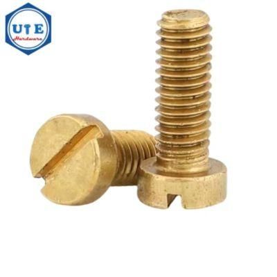 Brass /Copper Cheese Head Slotted Drives Machine Screw M2