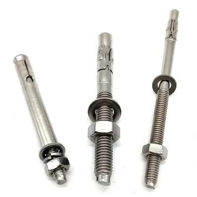 Heavy Duty Fasteners Steel Prices 3PCS Expansion Wedge Anchor