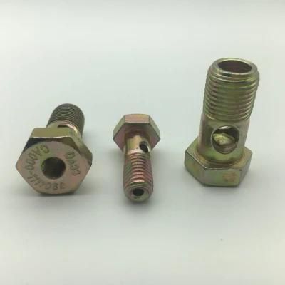 Zinc Plated Bolt Hex Bolt with Hole Hollow Bolt