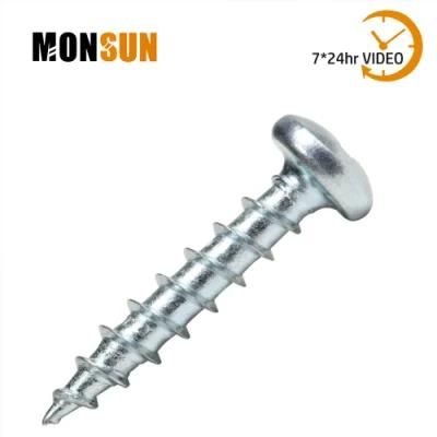 Deep / Coarse Thread Phillips #2 Pan Head MDF/Plastic Composites Screws
