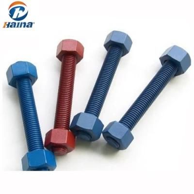 PTFE / Xylan Threaded Rods &amp; Heavy Hex Nuts (A194, A193, A320)