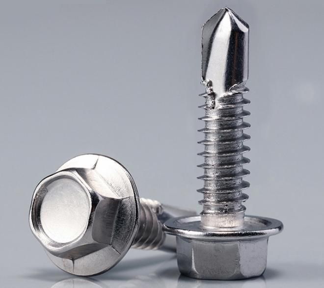 DIN 7504 304 316 Stainless Steel Hexagonal Head Self Drilling Screws