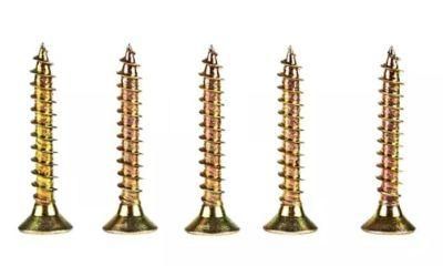 Wholesale Price High Quality Best Quality Self Drilling Yellow Zinc Plated Screws Chipboard Yellow Chipboard Screws