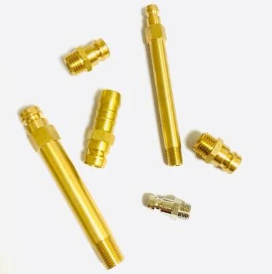 Hasco Mold Brass Threaded Extension Male Nipple
