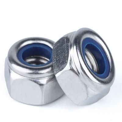DIN 985 Stainless Steel 304 Hex Nylon Insert Lock Nut