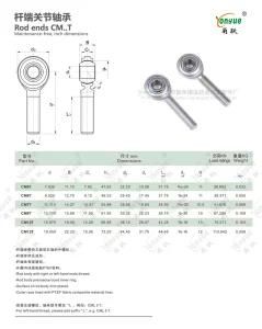 Cm...S Rod End Ball Joint