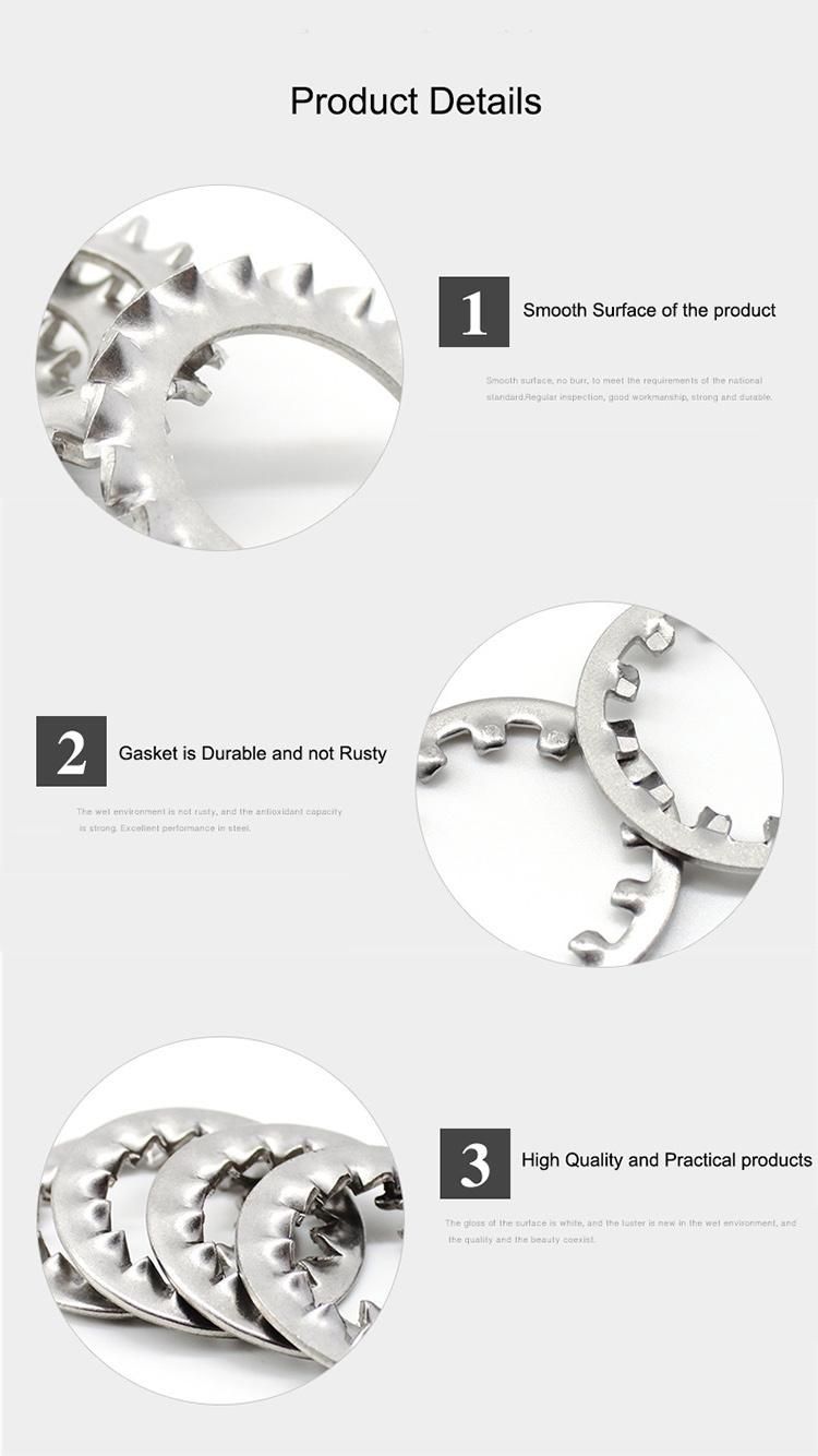 China DIN 6798 Stainless Steel Lock Washer Tooth Wash Customize