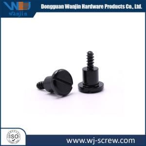 M3 Black Oxide Slotted Flat Head Tapping Thread Step Shoulder Screw