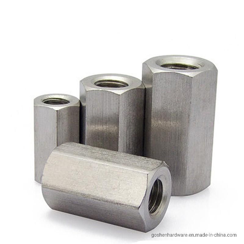 DIN6334 Stainless Steel Hex Coupling Long Nuts