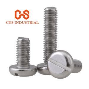 Factory Manufacture Stainless Steel DIN85 Slotted Pan Head Screws M3-M10