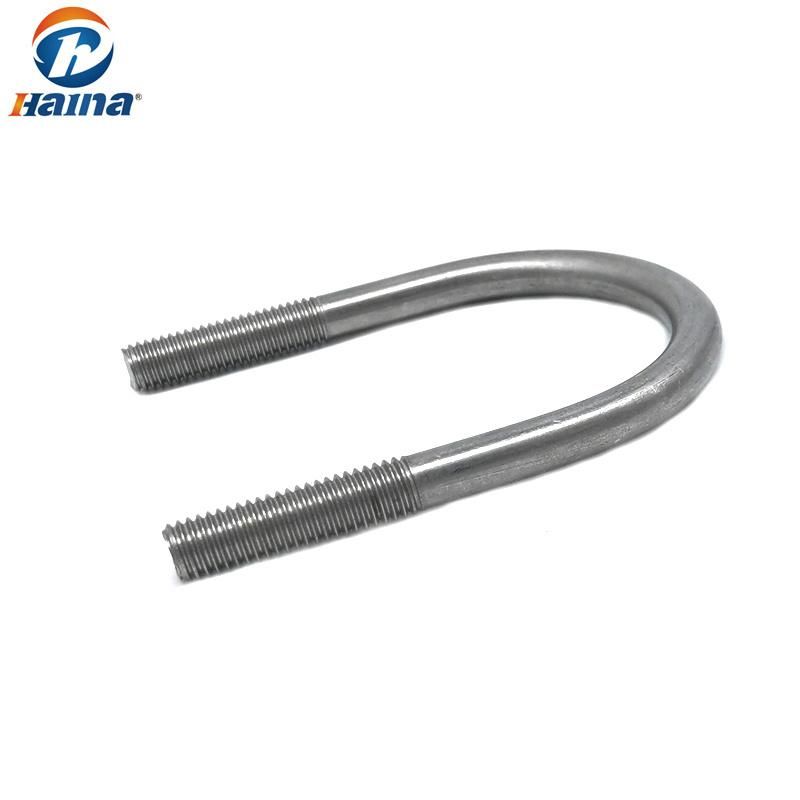 DIN3570 SS304 Ss316 8.8 B7 B7m Grade U Bolt