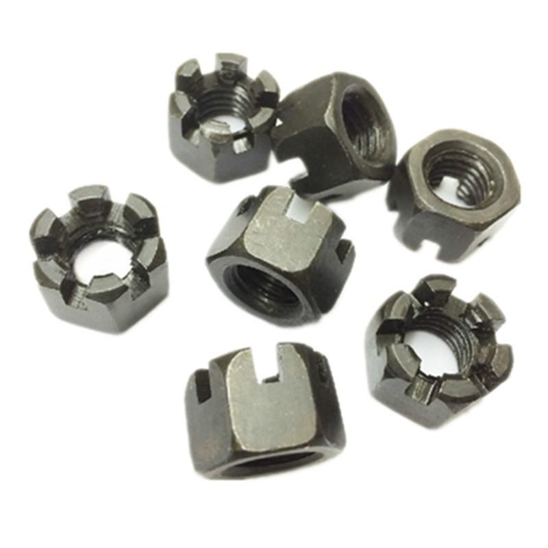 Carbon Steel Hex Castle Nut DIN935 Hex Slotted Nut