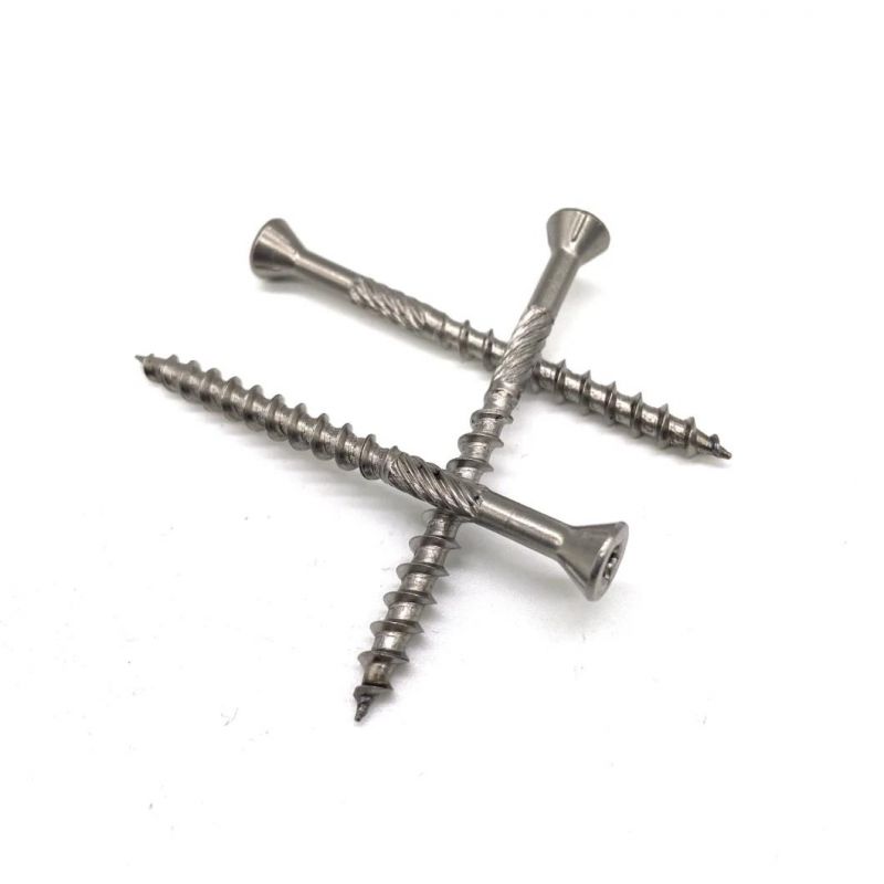 OEM Steel Fasteners A2-70 A4-80 Deck Screws Different Types of Stainless Steel 304 316 Decking Screws