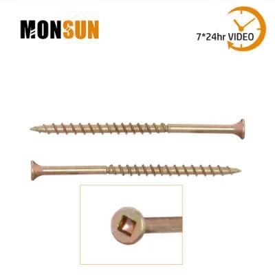 Square Drive Bugle Head Coarse Thread Wood Screw