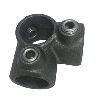 Black Tube Key Clamps Malleable Iron Pipe Fittings Railing Scaffolding