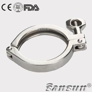 Ss 304/316 Sanitary Hygienic Pipe Fitting Stainless Steel Single Pin Clamp 13mhh