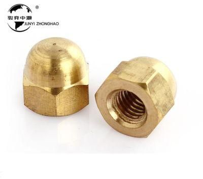 DIN1587 DIN917 China Factory Grade 4/6/8 Brass Hexagon Cap Nut