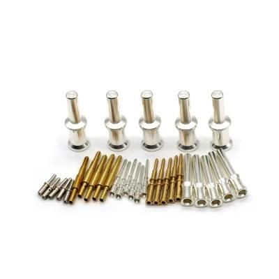Custom EV Pins Silver Plating Brass Pins for Charging Piles