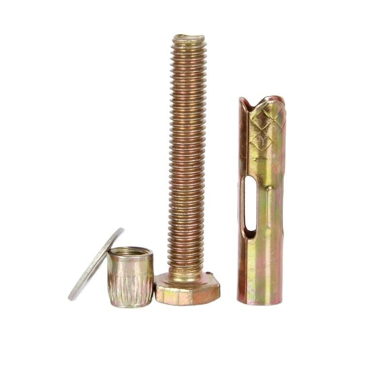 4.8/ 8.8/ 10.9/ 12.9 Grade Special OEM Metal Sleeve Anchor Carbon Steel Galvanized Hex Flange Nut Sleeve Anchor