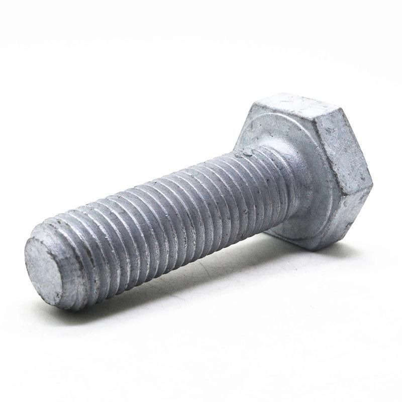 DIN933 Hex Head Bolt Hex Cap Screw Full Thread Carbon Steel HDG Hot DIP Galvanized