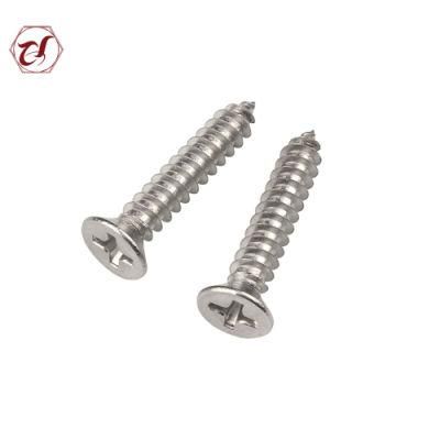 Pan Self Tapping Flat Head Stainless Steel Screw