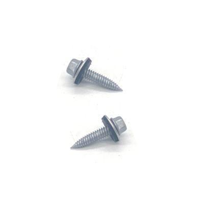 Stainless Steel 316 SUS304 Metal Hex Head Bi-Metal Screw with EPDM Washer