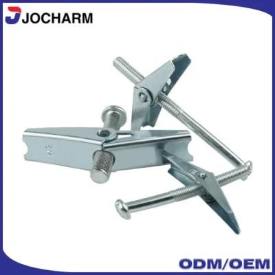 Blue Zinc Fastener Spring Toggle Anchor Wing Eye Bolt