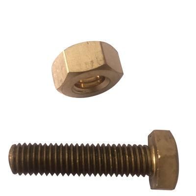 Hex Nut M10 Material Grade C36000; DIN 933; ASME B1.13m; ASTM B16/B16m