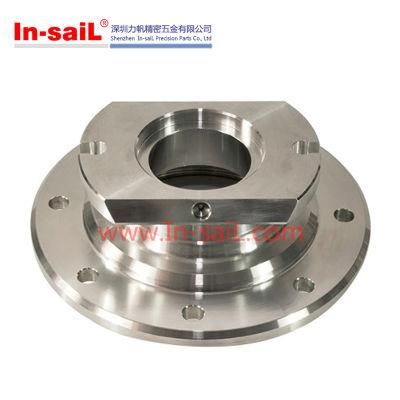 CNC Machining Stainless Steel Base Flange for Round Tubing