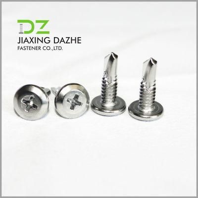 Wafer Head Philips Self Drilling Screw Stainless Steel Screw