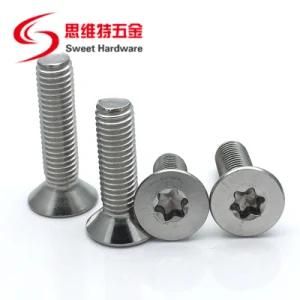 Flat Head Torx Star Screw 18-8 Stainless Steel