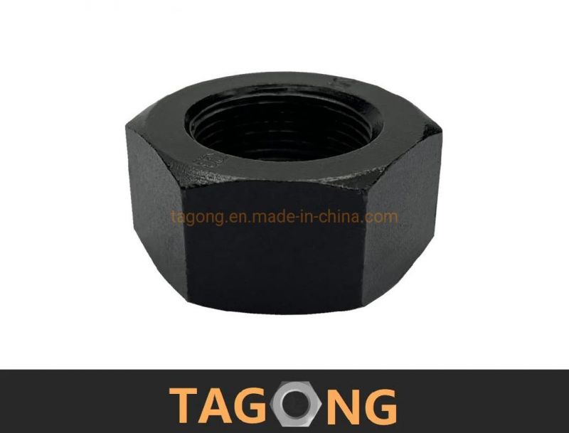 Black M27 Class8 High Strength Nuts Heavy Nuts DIN 555