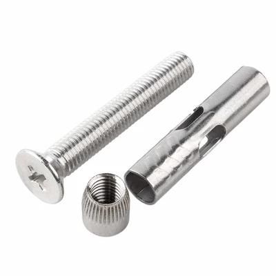 SS304 SS316 Stainless Steel High Strength ASTM DIN Standard Expansion Wedge Screw Anchor Bolt