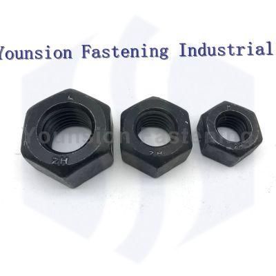 A194 2h ANSI Black and HDG Hex Nut with One Side Washer in 8.8 10.9 Grade