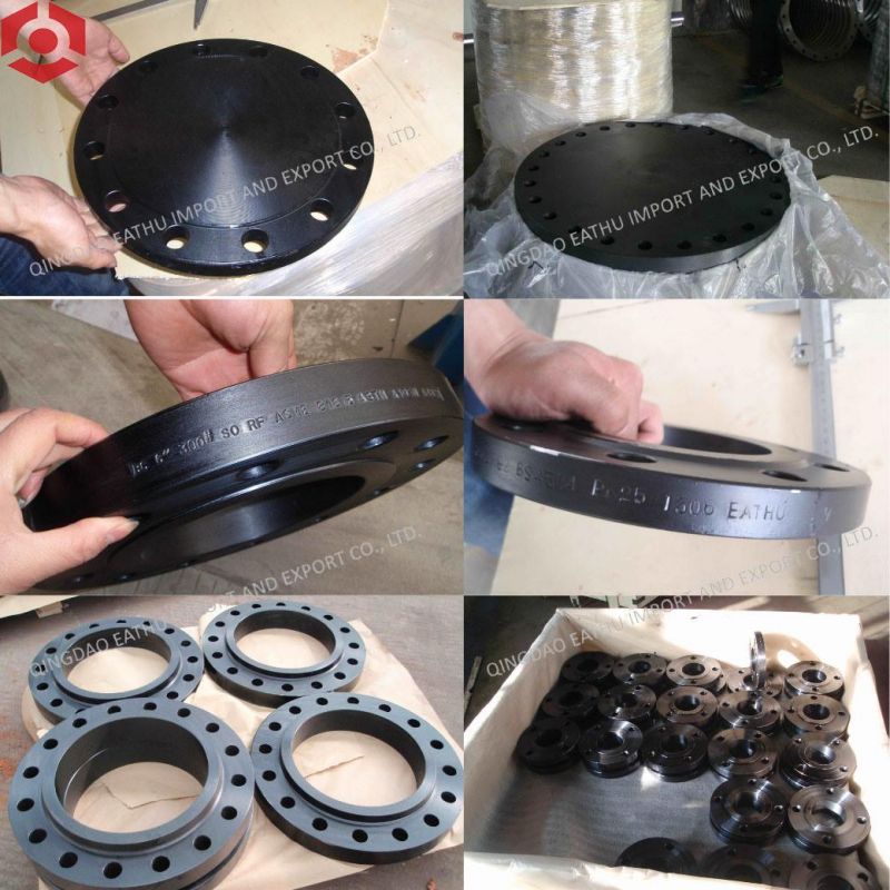 ANSI B16.5 150lb 300lb 600lb 900lb Carbon Steel Stainless Steel FF RF Blind Plate Flange