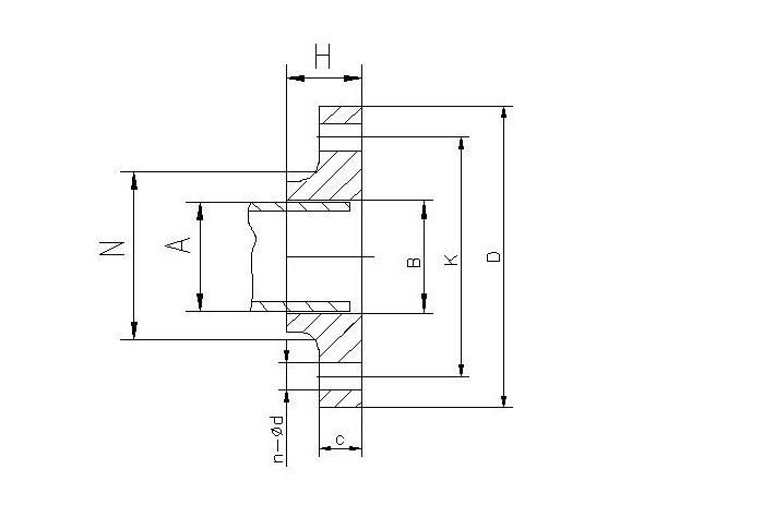 304 Forged Stainless Steel Slip on Pipe Flanges