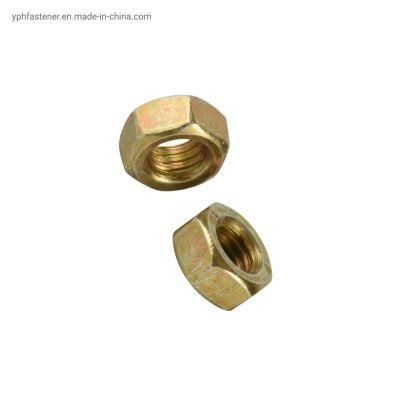 DIN934 Yellow Zinc Plated Hexagon Head Hex Nut