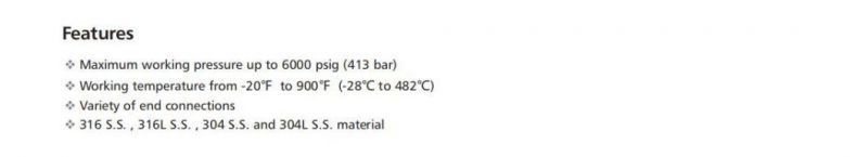 Hikelok Stainless Steel 1/2 in 1/4 in NPT 6000psi Syphons