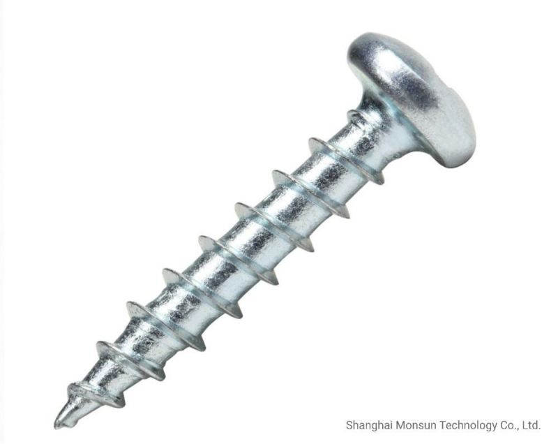 Standard Thread Phillips Pan Head Zinc Plated Particle Board Screws