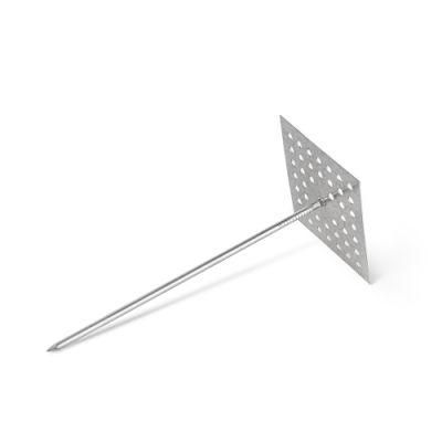Stainless Steel 316 Perforated 40*40mm Base Fasteners Insulation Pins
