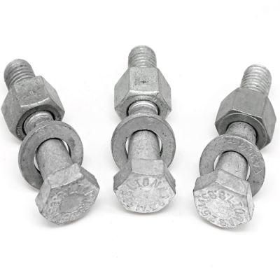 China Zinc Plated Unf Thread Scm-435 Size M52 24mm Ss-304 12 Point Bolt 12.9 Hex Bolt
