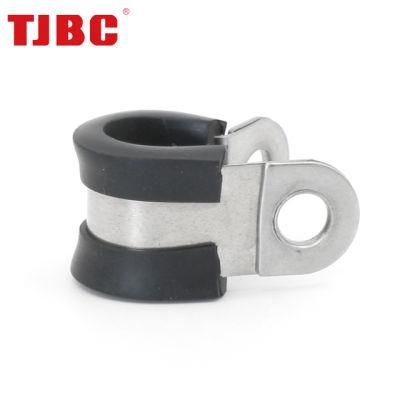 Rubber Lined P Clips Cable Mounting Hose Pipe Clamp