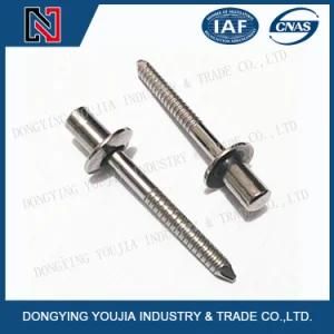 GB12615 Stainless Steel Mushroom Head Break Mandrel Closed End Blind Rivets