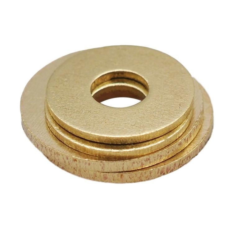 Flat Washer DIN125 M3 M4 M5 M6 M8 M10 M12 Brass Factory Customized Plain