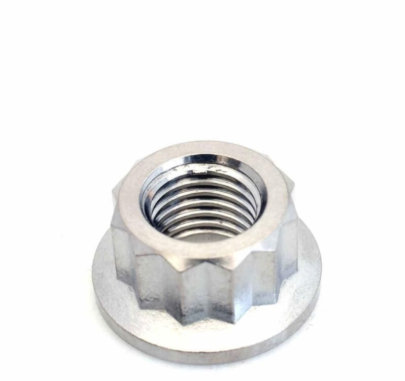 Polishing Black Oxide Stainless Steel/Black Carbon Steel 12 Angle Flange Nuts, 12 Point Flange Nut