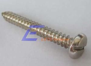 Slotted Pan Head Tapping Screw-Stainless Steel A2-70